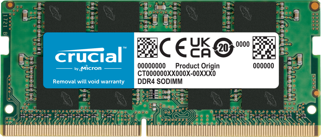 【最終値下】【新品】crucial 32GB SO-DIMM（DDR4 メモリ）32GBタイプ
