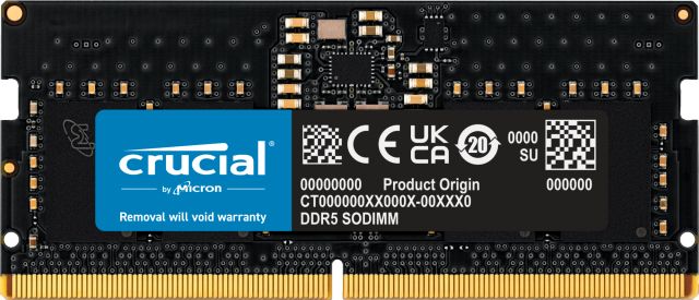 Barette mémoire vive 16Go DDR4 SO-DIMM 3200Mhz - CRUCIAL
