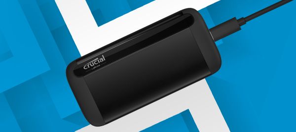 Crucial X8 500GB Portable SSD – Up to 1050MB/s – USB 3.2 – External Solid  State Drive, USB-C, USB-A – CT500X8SSD9