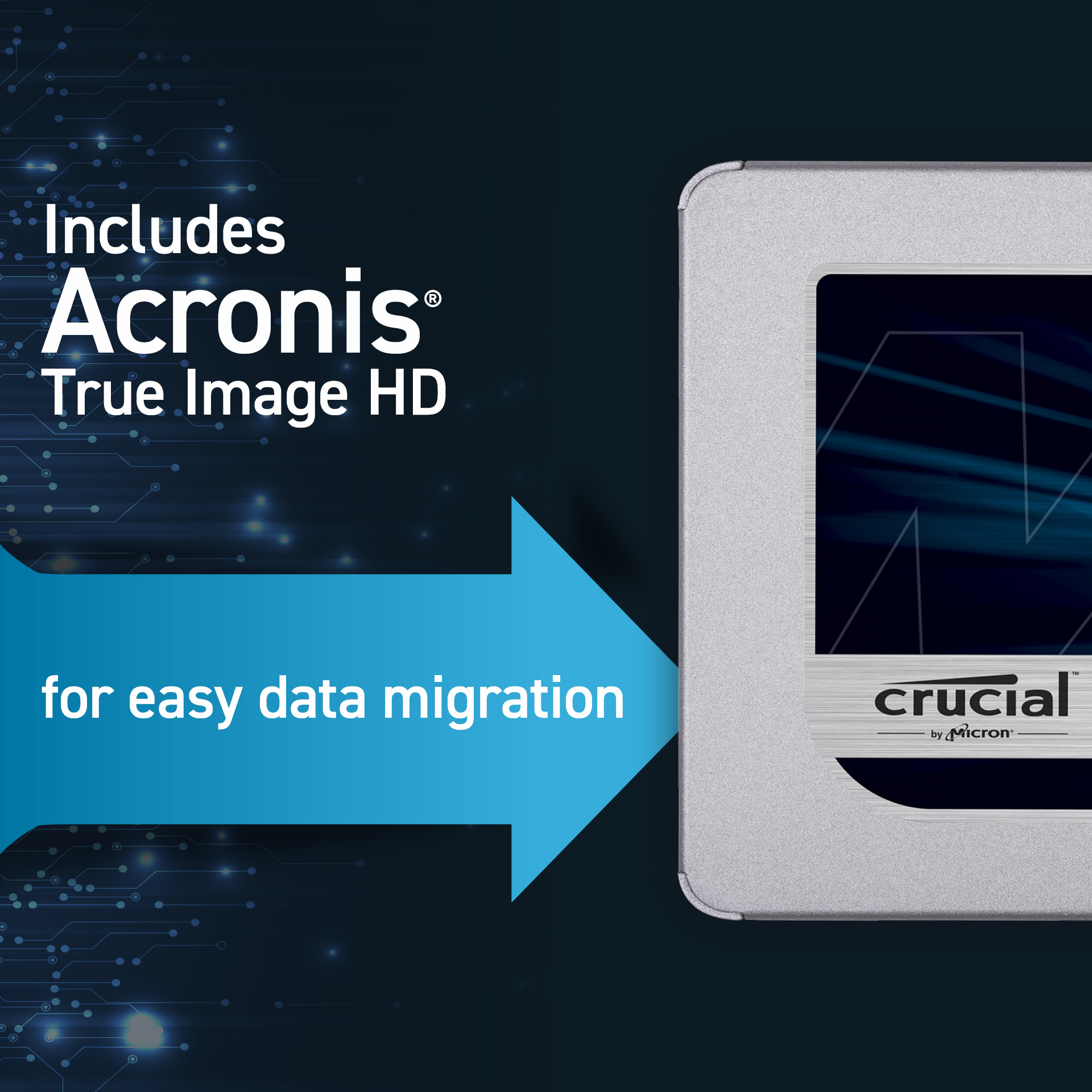Crucial MX500 4TB 3D NAND 2.5-inch adapter) | CT4000MX500SSD1 SATA 7mm Internal SSD (with 9.5mm