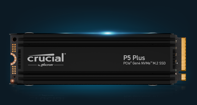 Crucial P5 Plus 2To SSD pour le gaming M.2 PCIe Gen4 NVMe avec Dissipateur  - Compatible