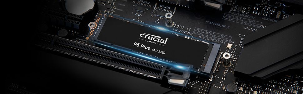 Crucial P3 Plus P5 Plus PCIe 4.0 NVMe Gaming SSD 500GB 1TB 2TB