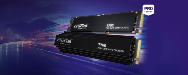 Crucial T700 2TB PCIe Gen5 NVMe M.2 SSD | CT2000T700SSD3 | Crucial.com